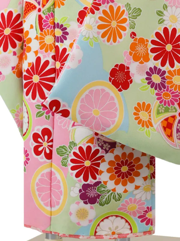 式部浪漫 6歳(四つ身)ﾋﾟﾝｸ 七五三