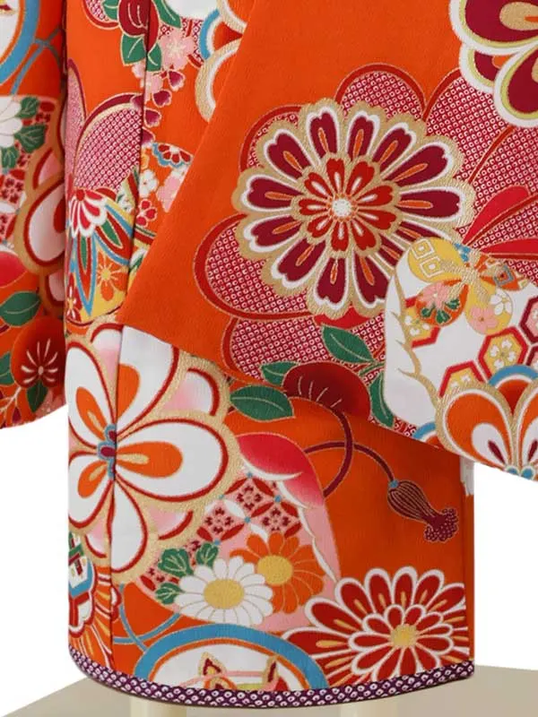 ぷちぷり 6歳(四つ身)ｵﾚﾝｼﾞ 七五三