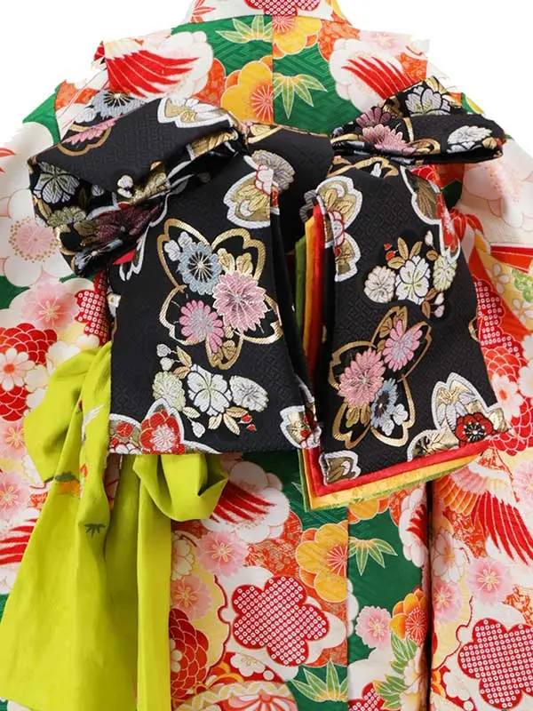 式部浪漫 6歳(四つ身)緑 七五三