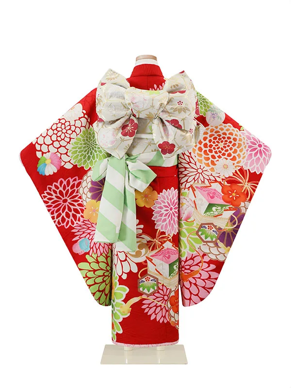 九重 6歳(四つ身)赤 七五三