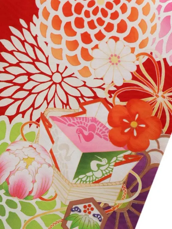 九重 6歳(四つ身)赤 七五三