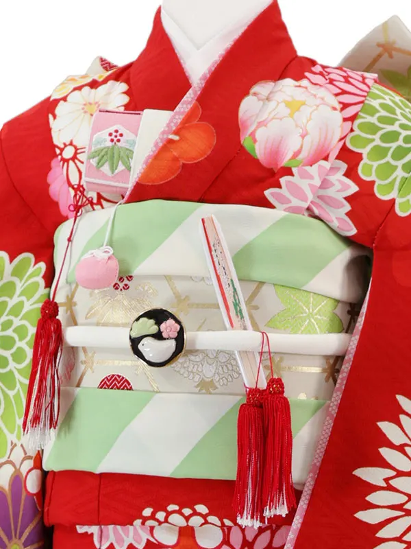 九重 6歳(四つ身)赤 七五三