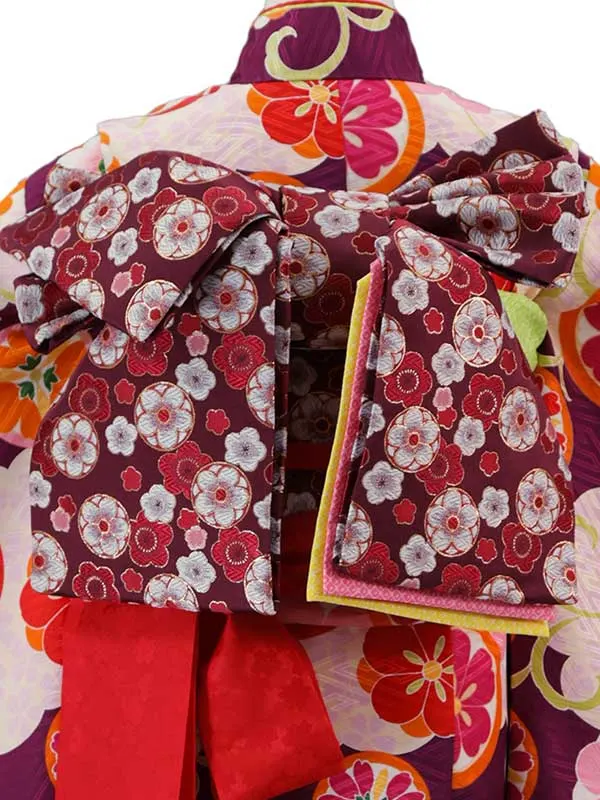 式部浪漫 7歳(四つ身)紫 七五三