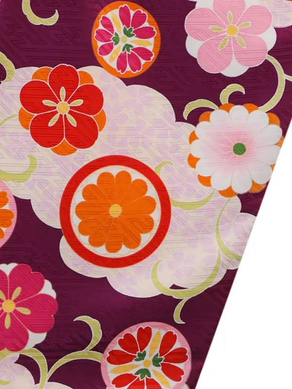 式部浪漫 7歳(四つ身)紫 七五三