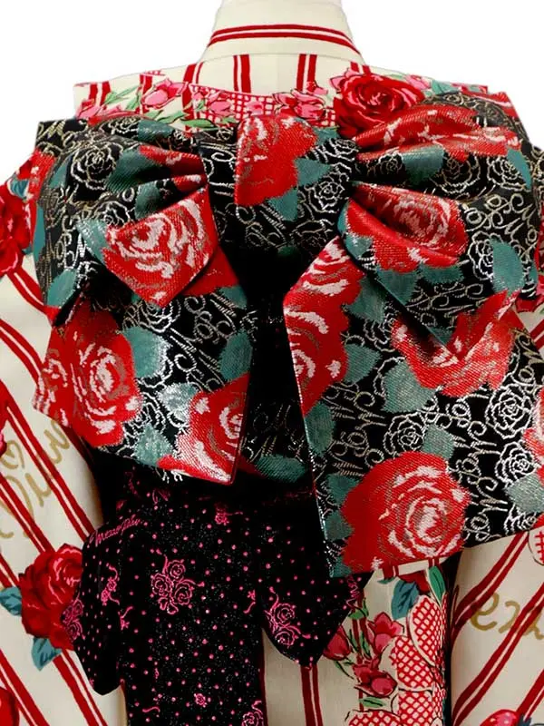 ﾒｿﾞﾋﾟｱﾉ  7歳(四つ身)赤 七五三