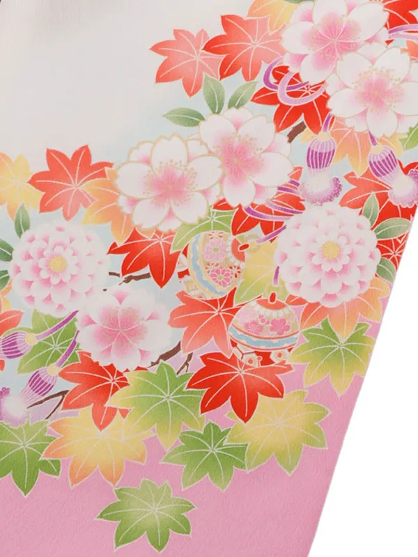 式部浪漫 7歳(四つ身)白 七五三