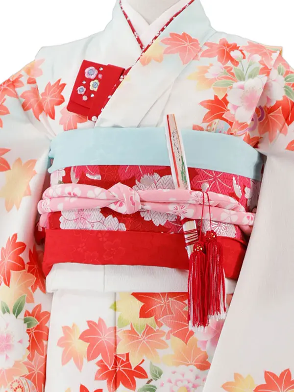 式部浪漫 7歳(四つ身)白 七五三