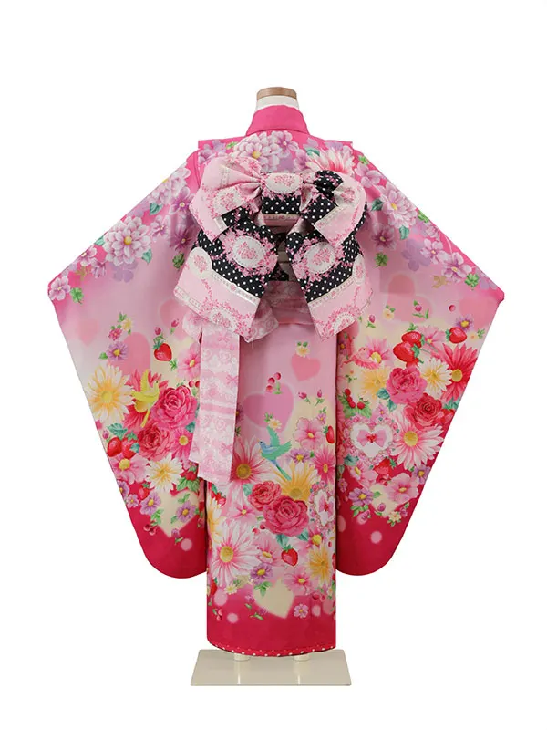 松田聖子 6歳(四つ身)ﾋﾟﾝｸ 七五三