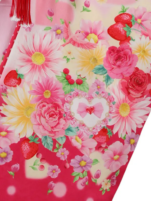 松田聖子 6歳(四つ身)ﾋﾟﾝｸ 七五三