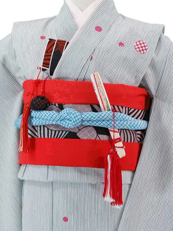 7歳(四つ身)水色 七五三