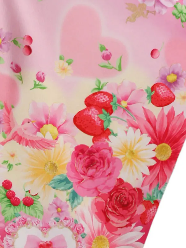 松田聖子 7歳(四つ身)ﾋﾟﾝｸ 七五三