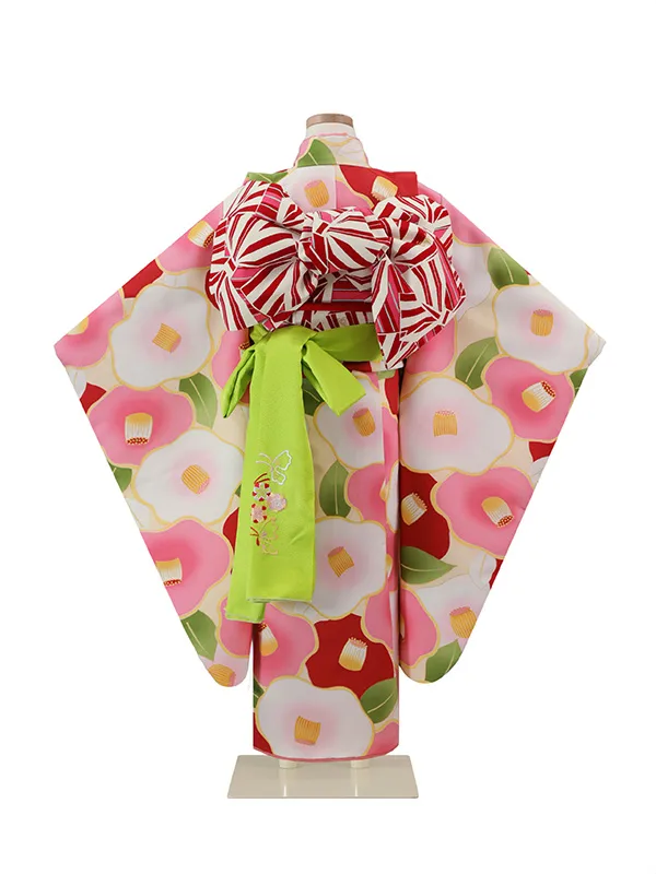 花わらべ 6歳(四つ身)ﾋﾟﾝｸ 七五三