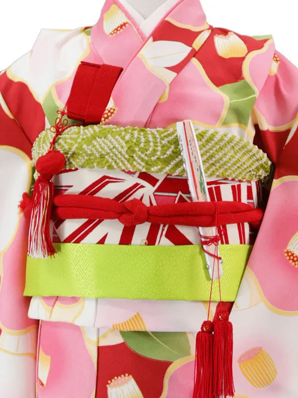 花わらべ 6歳(四つ身)ﾋﾟﾝｸ 七五三