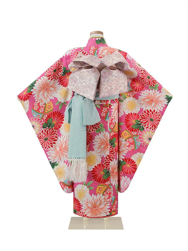 式部浪漫 6歳(四つ身)ﾋﾟﾝｸ 七五三