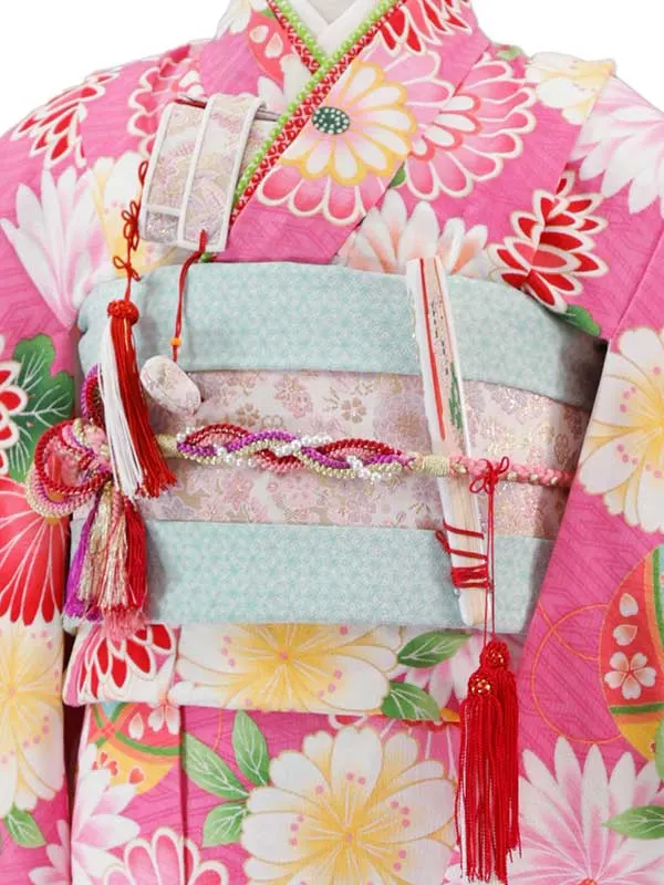 式部浪漫 6歳(四つ身)ﾋﾟﾝｸ 七五三