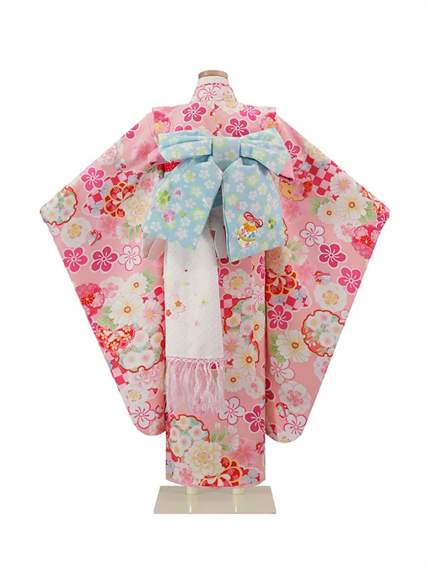 式部浪漫 6歳(四つ身)ﾋﾟﾝｸ 七五三