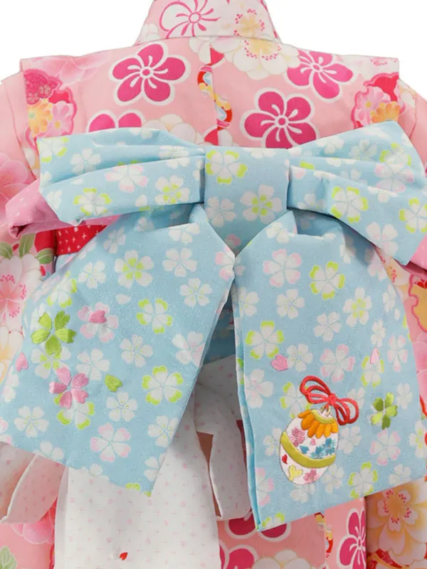 式部浪漫 6歳(四つ身)ﾋﾟﾝｸ 七五三