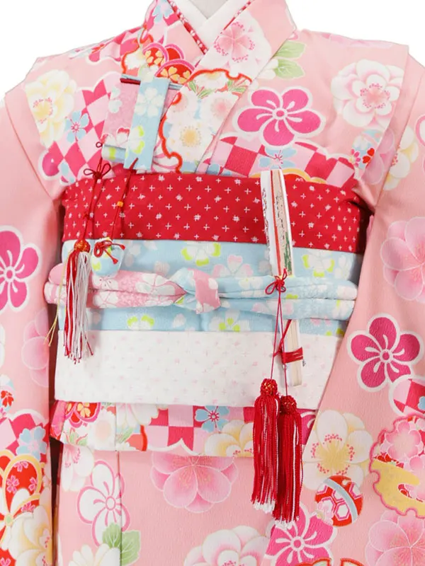 式部浪漫 6歳(四つ身)ﾋﾟﾝｸ 七五三