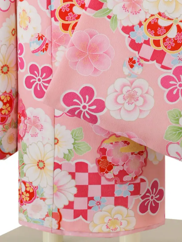 式部浪漫 6歳(四つ身)ﾋﾟﾝｸ 七五三