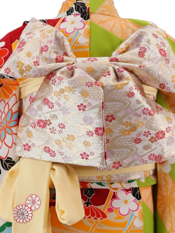 ぷちぷり 7歳(四つ身)黄緑 七五三