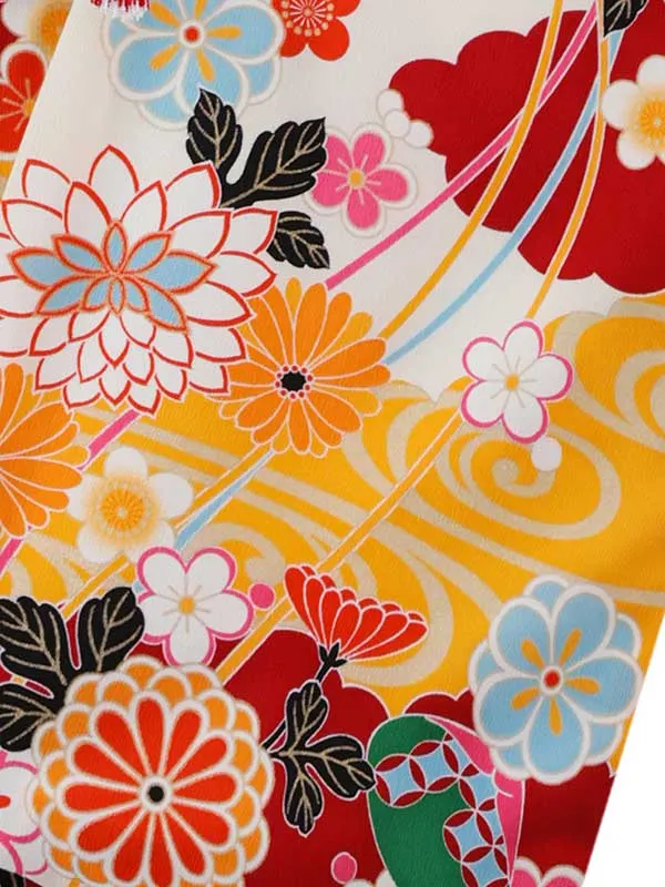 ぷちぷり 7歳(四つ身)黄緑 七五三