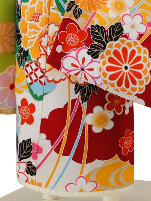 ぷちぷり 7歳(四つ身)黄緑 七五三