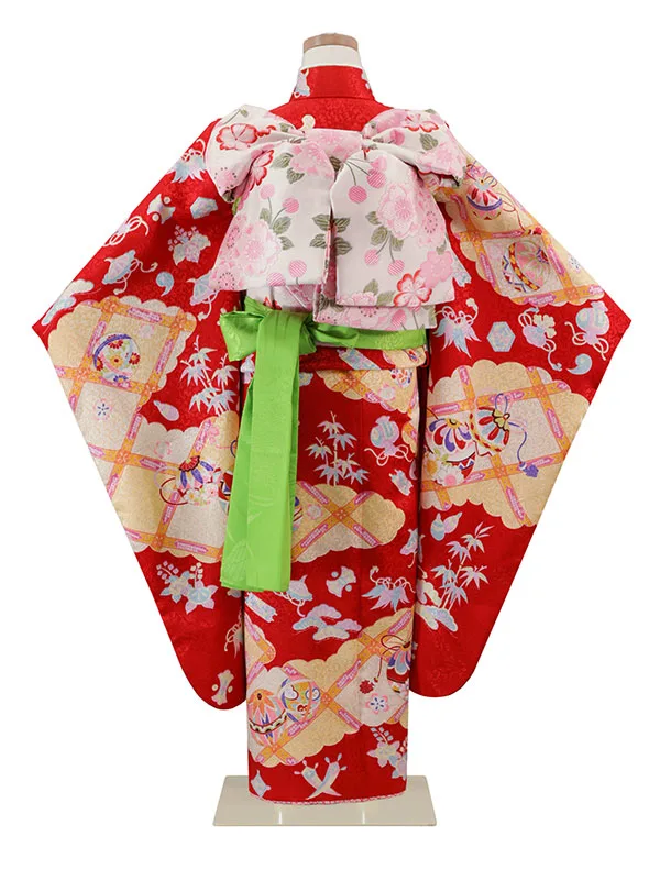 6歳(四つ身)赤 七五三