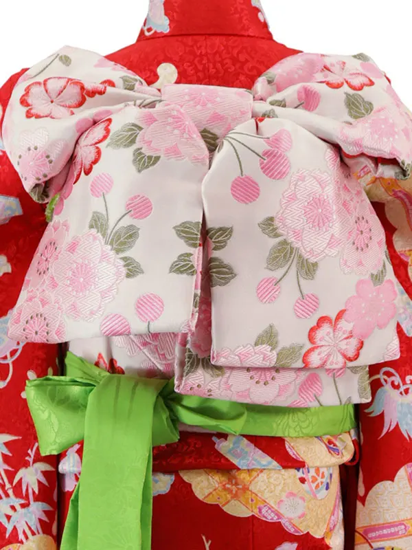 6歳(四つ身)赤 七五三