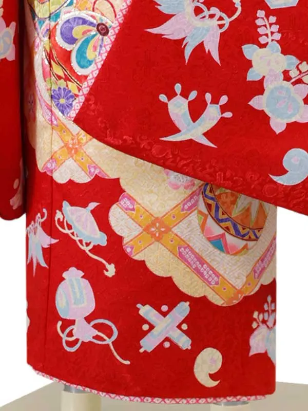 6歳(四つ身)赤 七五三