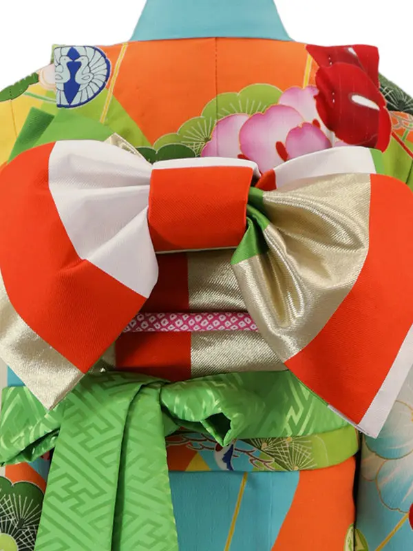 6歳(四つ身)黄緑 七五三