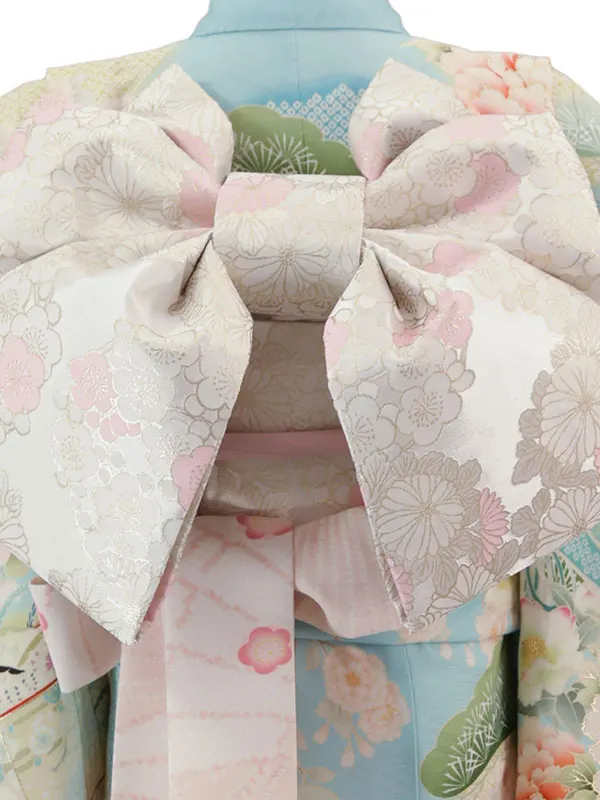 華徒然 6歳(四つ身)水色 七五三