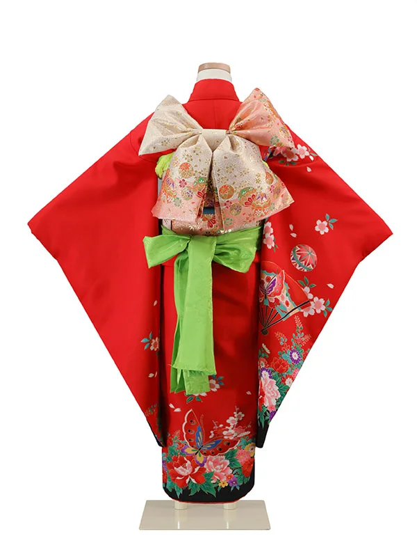 7歳(四つ身)赤 七五三