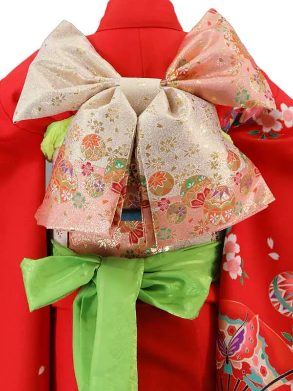 7歳(四つ身)赤 七五三