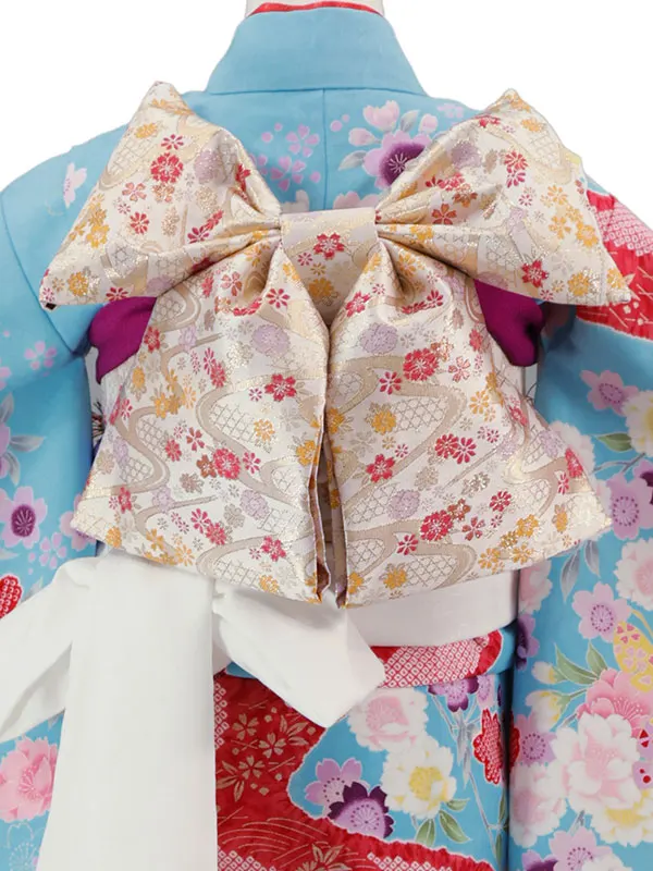 7歳(四つ身)水色 七五三