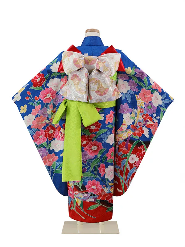 7歳(四つ身)青 七五三