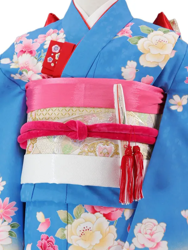 7歳(四つ身)青 七五三