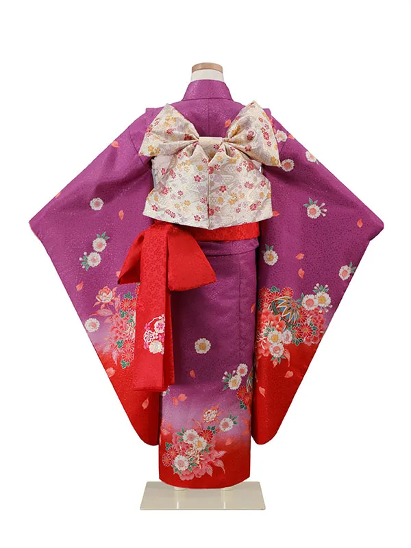 7歳(四つ身)紫 七五三