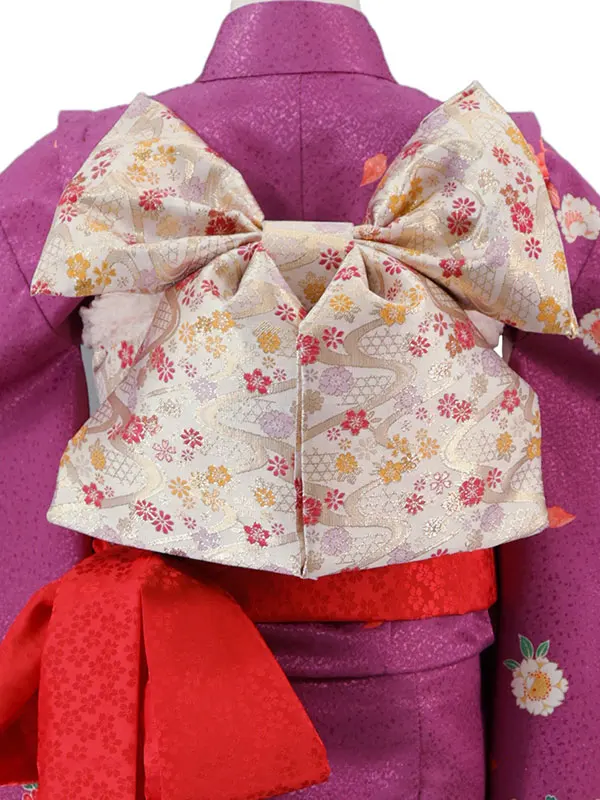 7歳(四つ身)紫 七五三