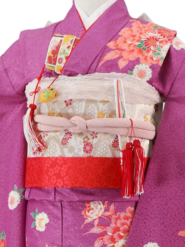 7歳(四つ身)紫 七五三