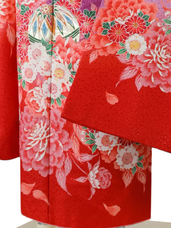 7歳(四つ身)紫 七五三