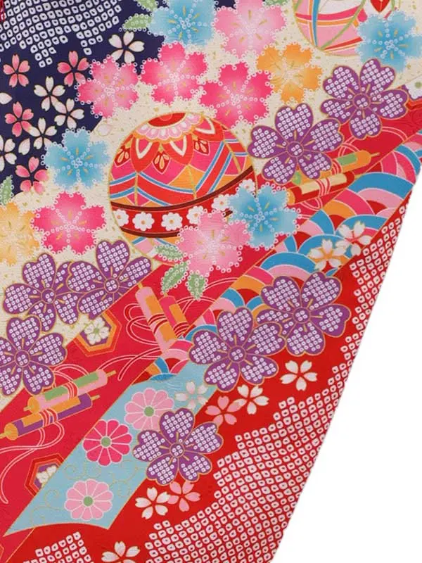 7歳(四つ身)紺 七五三