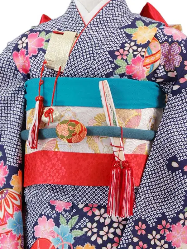 7歳(四つ身)紺 七五三