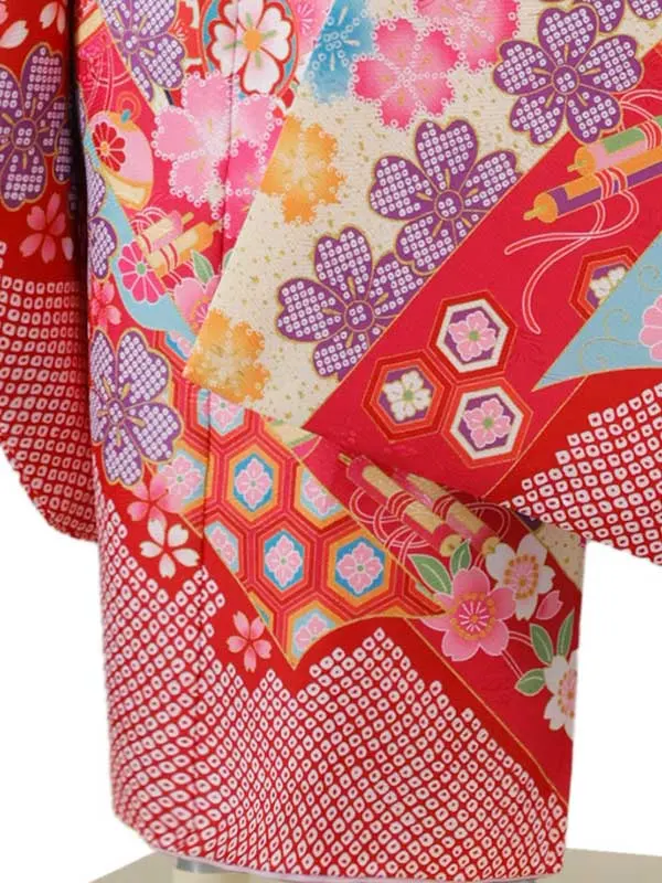 7歳(四つ身)紺 七五三