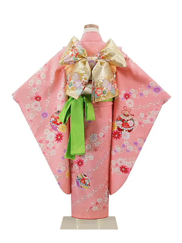 7歳(四つ身)ﾋﾟﾝｸ 七五三