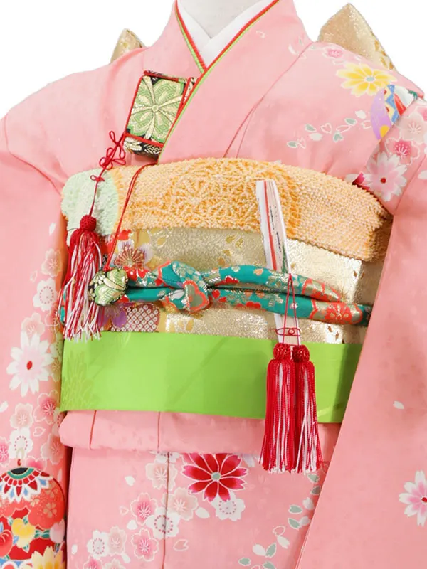 7歳(四つ身)ﾋﾟﾝｸ 七五三