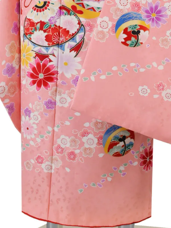 7歳(四つ身)ﾋﾟﾝｸ 七五三