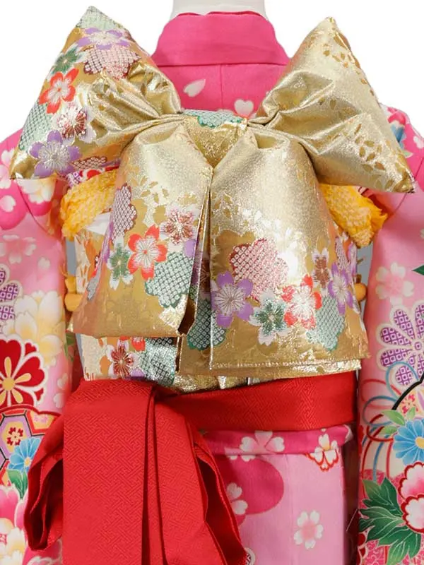 7歳(四つ身)ﾋﾟﾝｸ 七五三