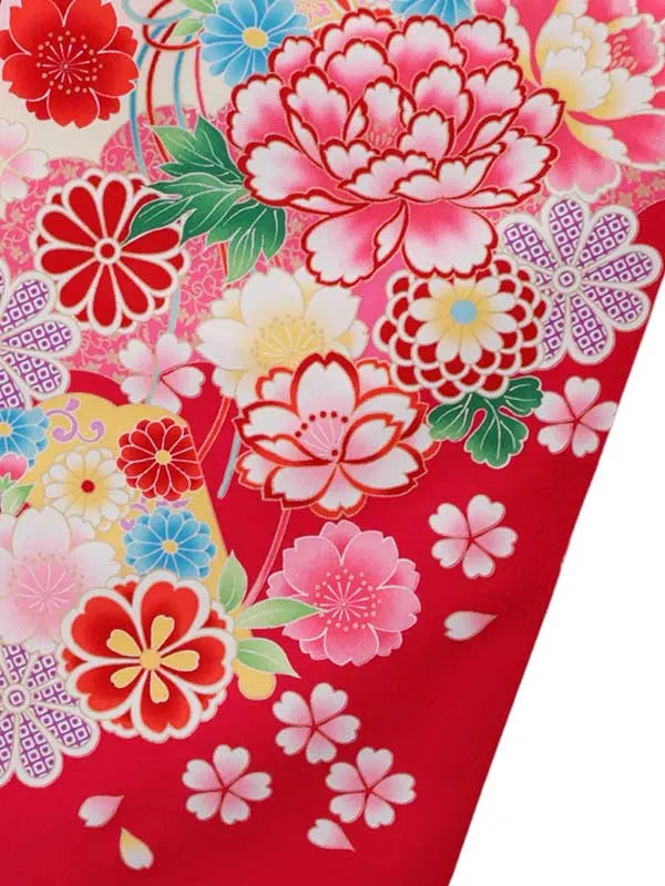 7歳(四つ身)ﾋﾟﾝｸ 七五三