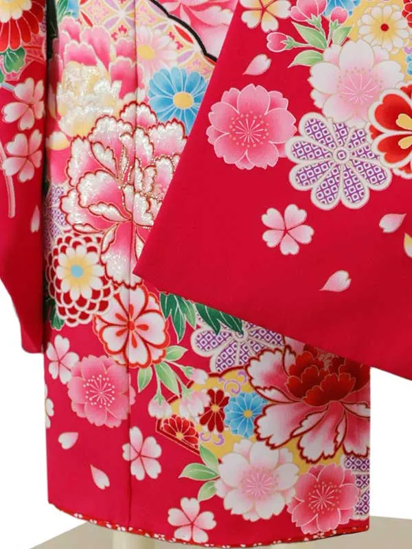 7歳(四つ身)ﾋﾟﾝｸ 七五三