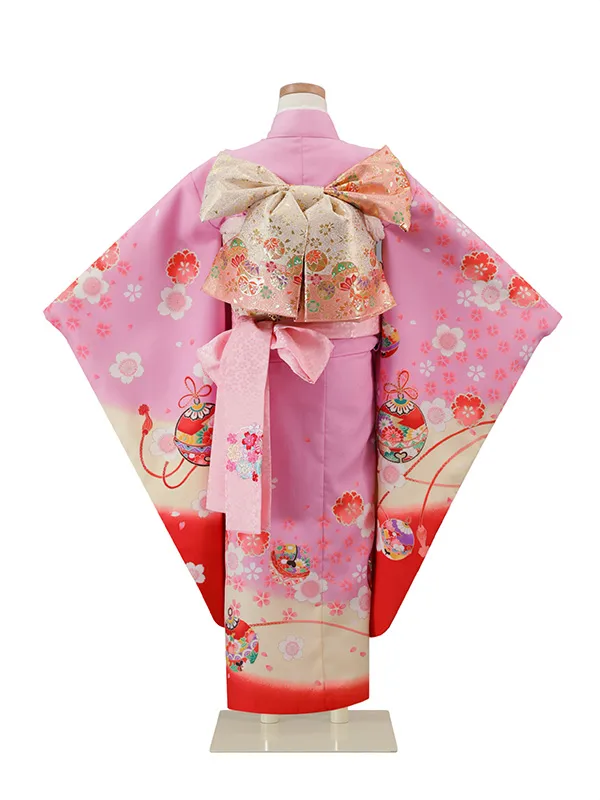 7歳(四つ身)ﾋﾟﾝｸ 七五三